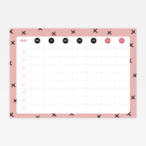 Weekplanner Cross