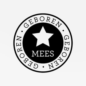 Geboortesticker Ster