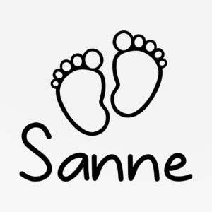 Geboortesticker Voetjes
