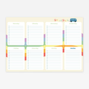 Weekplanner Hippie