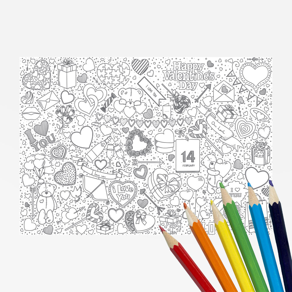 XL-Kleurplaat-Valentijn XL Kleurplaat Valentijn