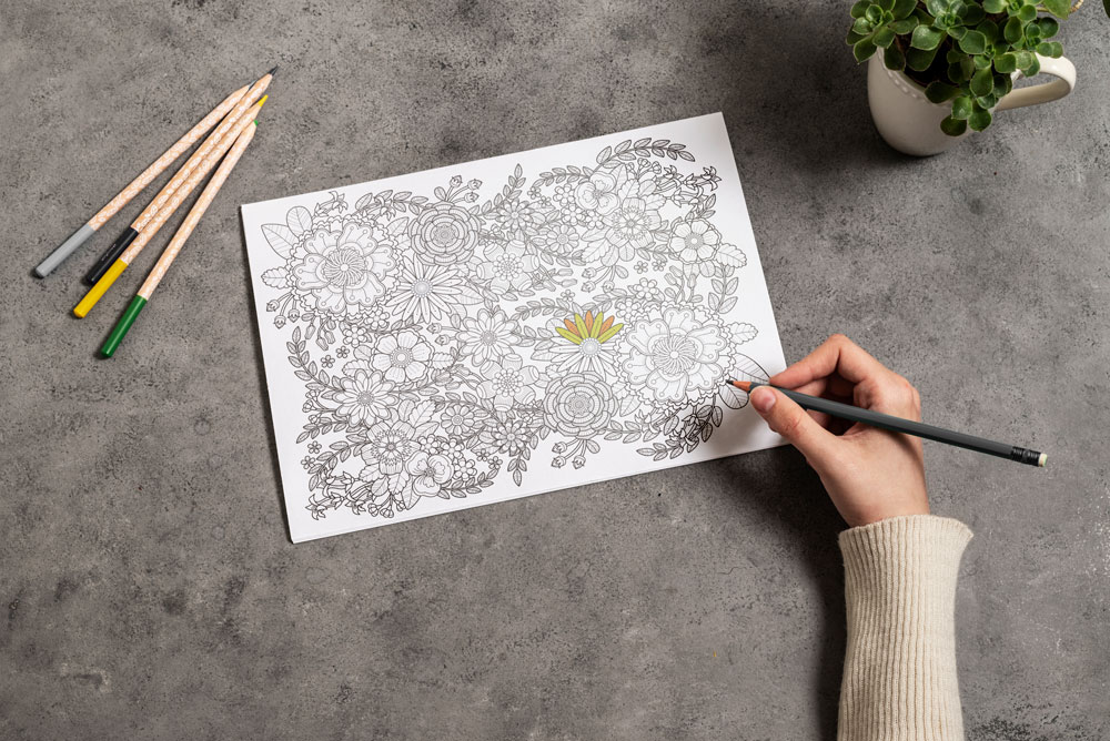 XL-Kleurplaat-Bloemen-vb XL Kleurplaat Bloemen vb