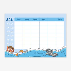 Familieplanner Waterpret