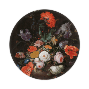 Muurcirkel - Stilleven met Bloemen